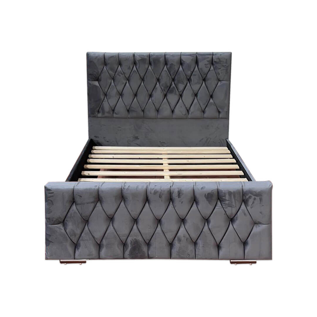 Plush Velvet Bed Frame
