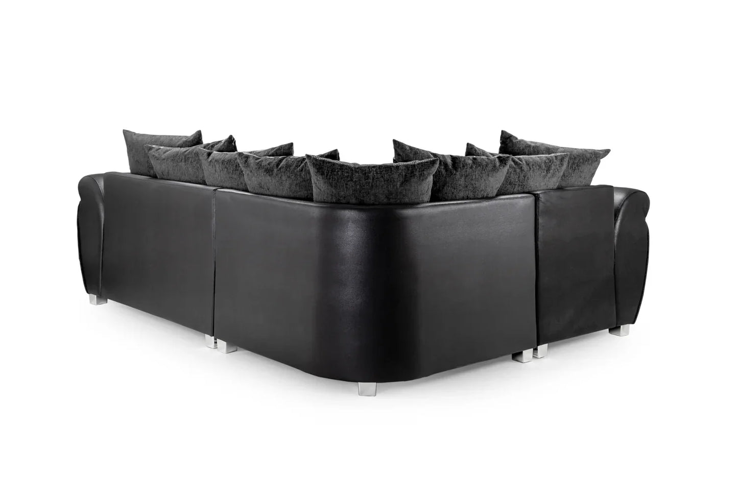 Shannon Sofa Set Left Hand | Black/Grey