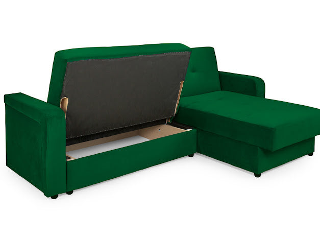 Kair Sofa Bed Corner | Grey,Green,Teal