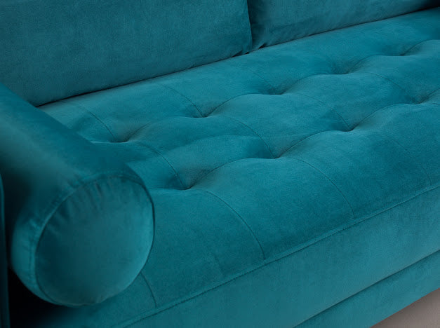 Harper Sofa Set | Plush Teal