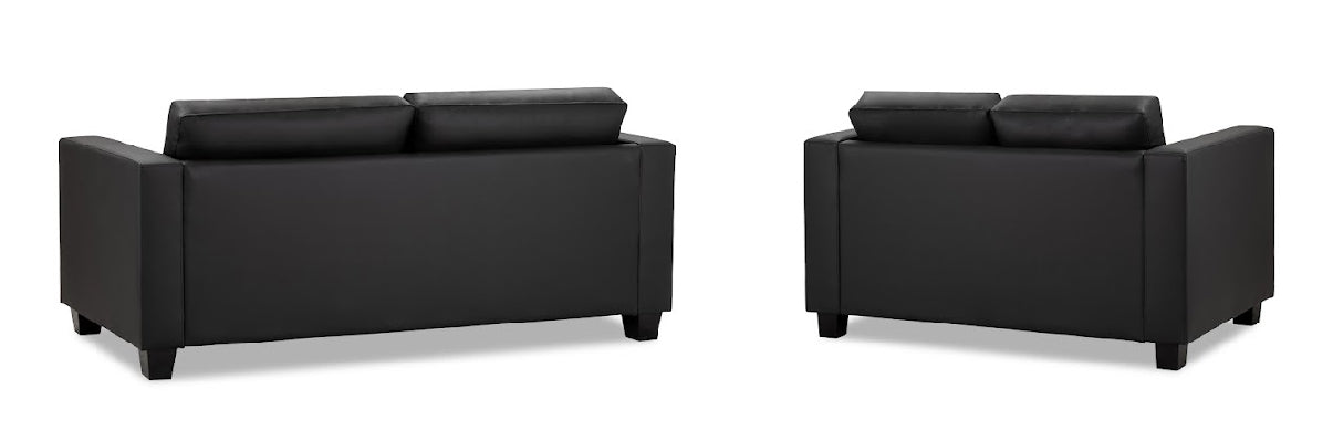 Jerry Sofa Set | Black