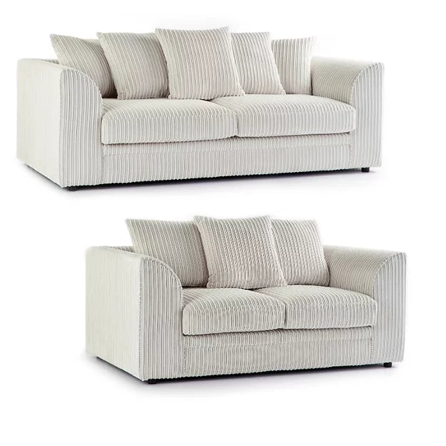 Cream Jumbo Cord Sofa