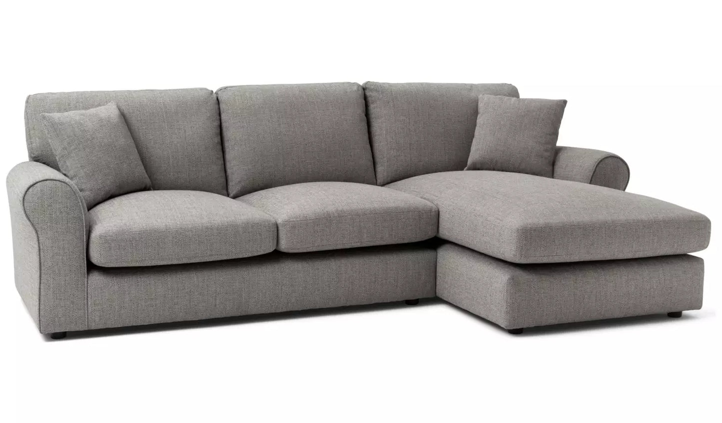 LUSH  CORNER  Sofa SILVER GREY BEIGE