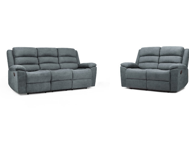 Sable Recliner Sofa Set | Grey