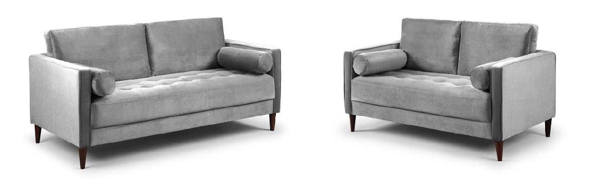 Harper Sofa Set | Plush Grey