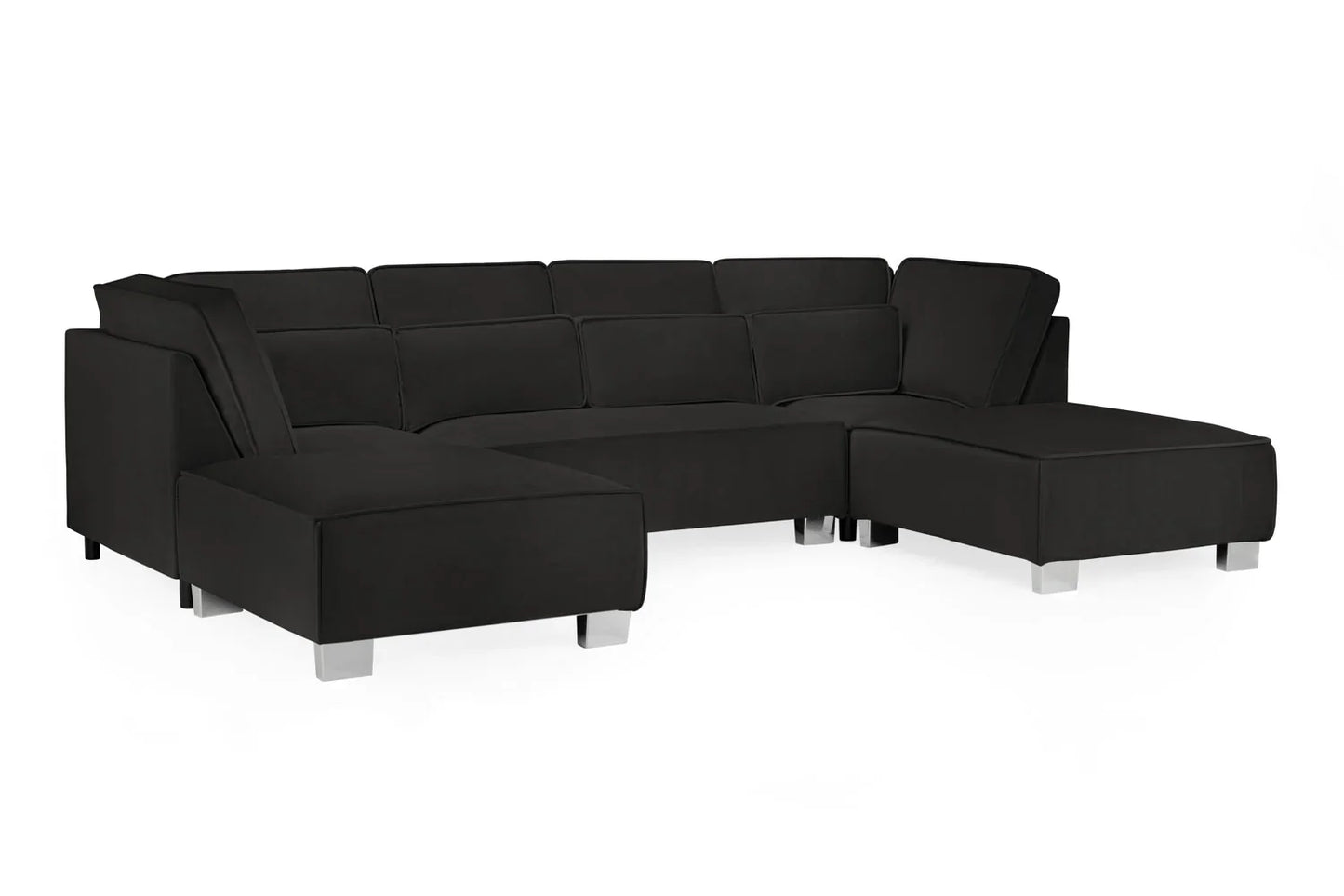 Sloane Sofa U Shape Corner | Grey,Black,Silver,Cream