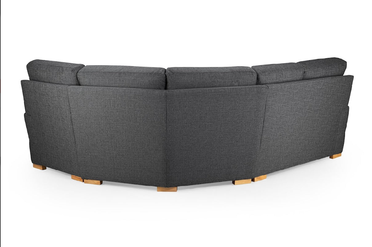 Bento Sofa Right Hand Facing Corner | Slate,Silver