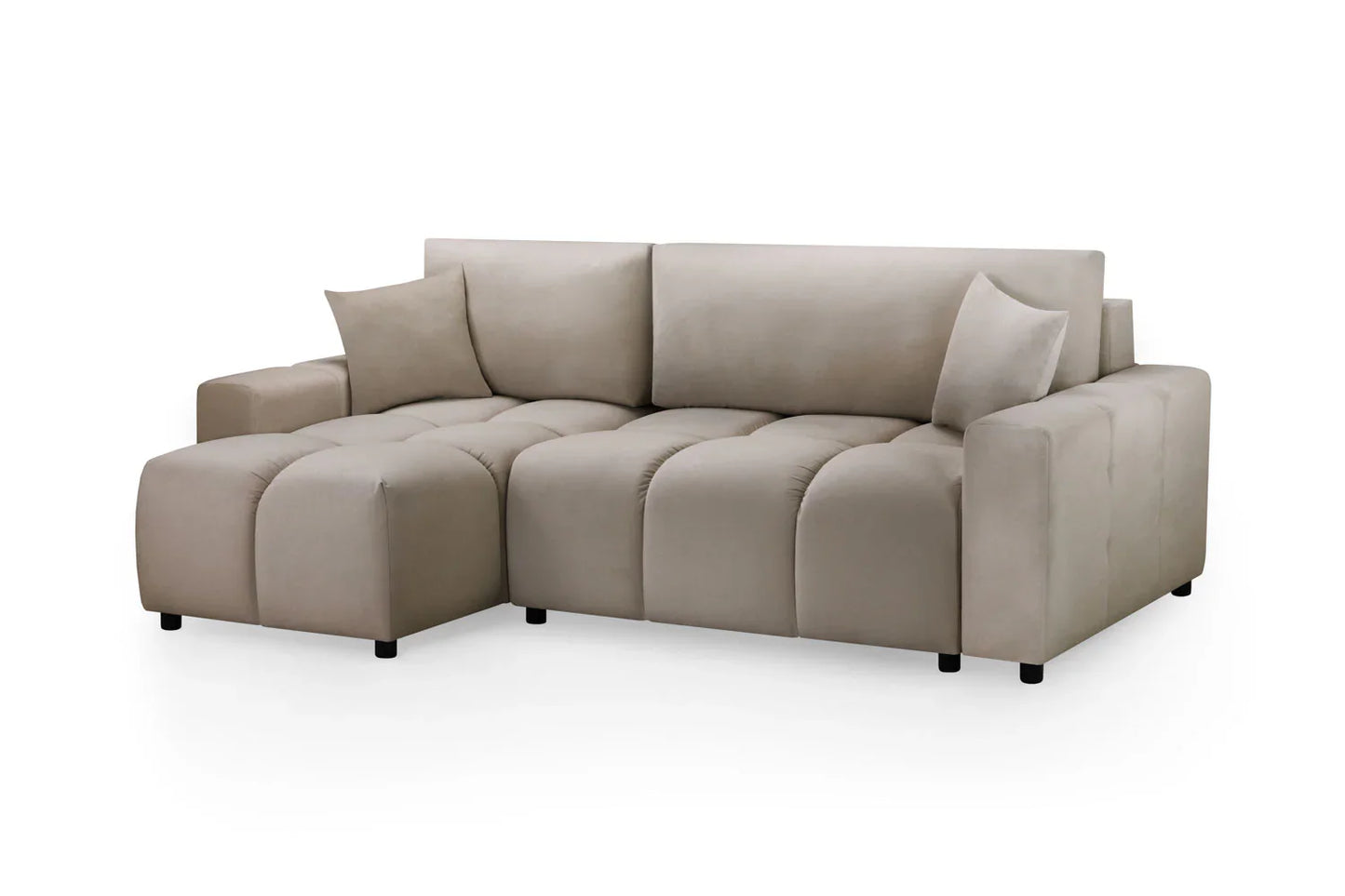 Luki Sofa Bed Set Universal Corner | Beige,Mocha