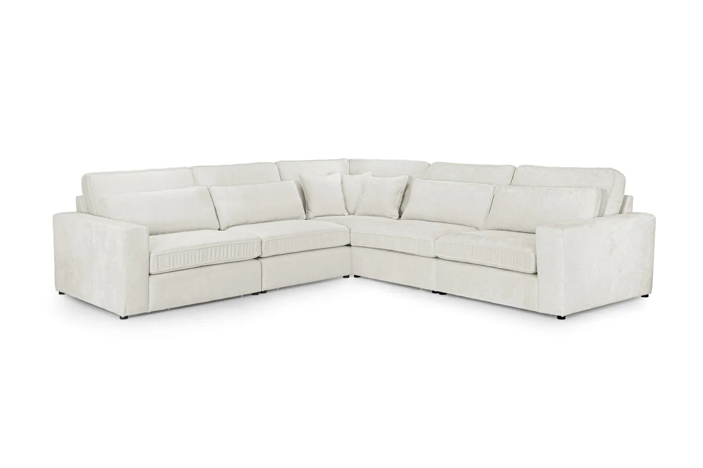 Kiana Modular Sofa Large Corner | Grey,Ivory,Mocha