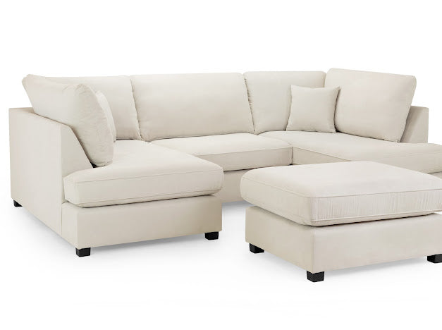 Carnaby Sofa U Shape Corner | Grey,Black,Beige