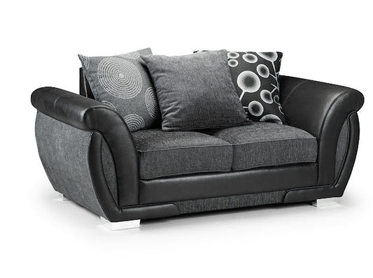 Shannon Sofa Set | Black/Grey