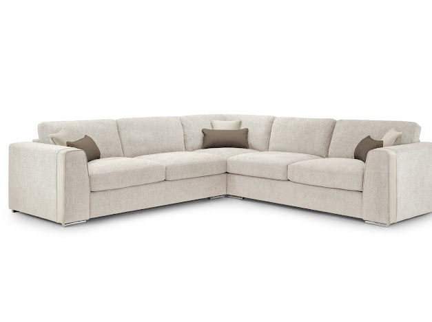 Naples Sofa Set Large Corner | Grey,Mocha,Beige