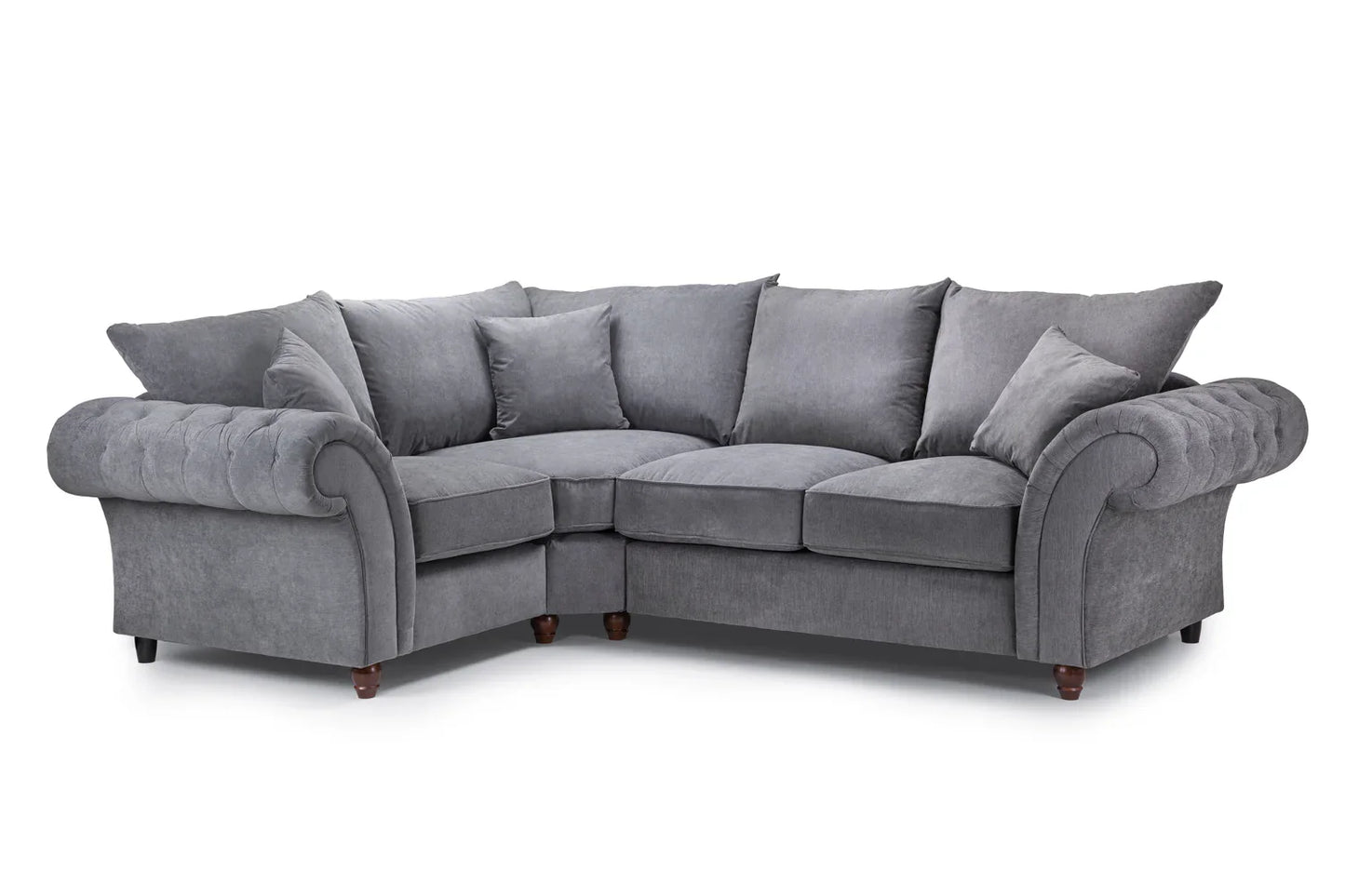 Windsor Sofa Fullback Left Hand | Grey,Stone