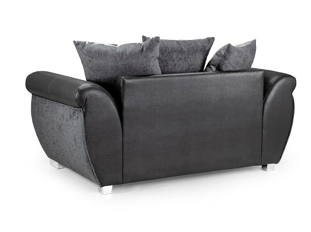 Shannon Sofa Set | Black/Grey