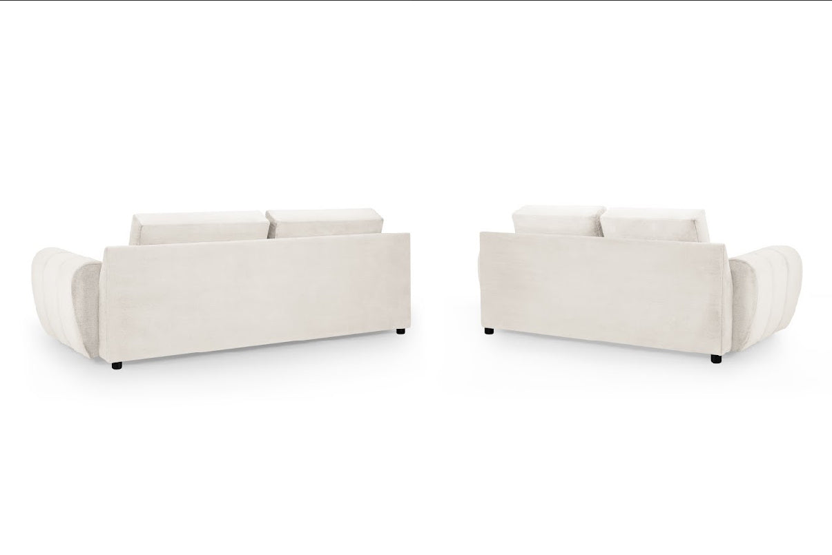 Azzuro Sofa Set | Cream