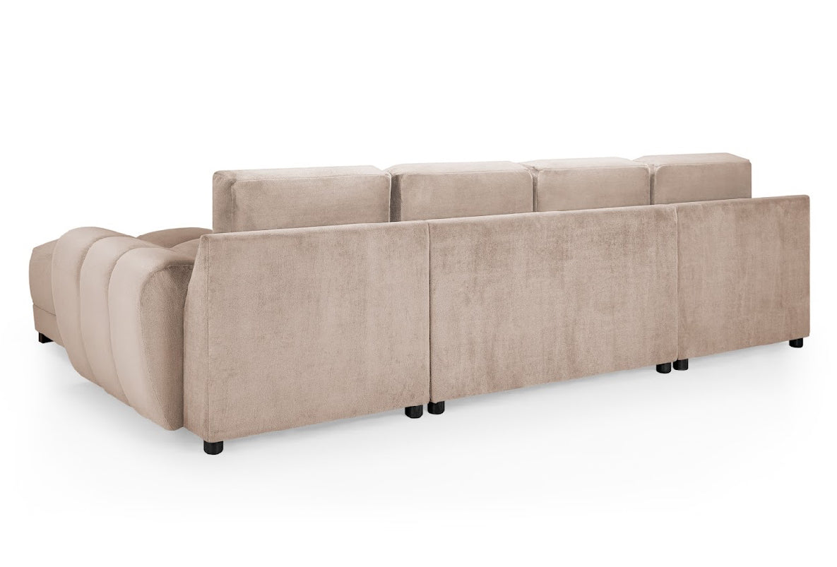 Azzuro U Shape Corner Sofas | Cream,Grey,Mocha