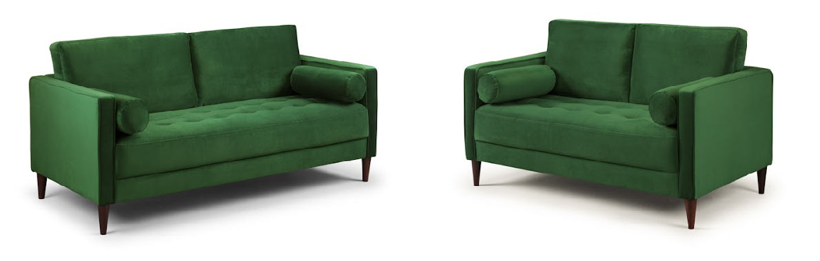 Harper Sofa Set | Plush Green