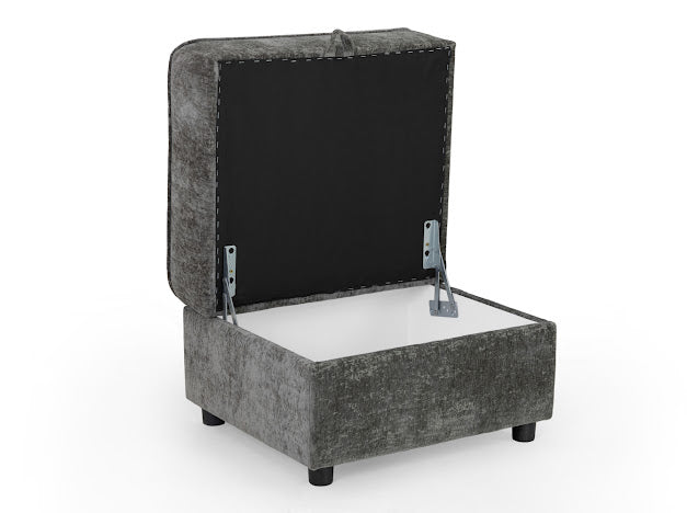 Astrid Sofa Grey Footstool