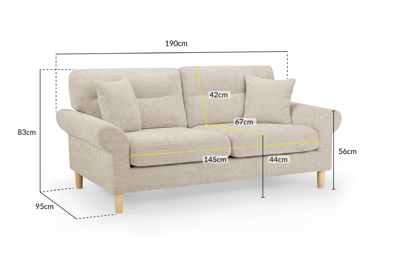 Florence Sofa Set | Beige