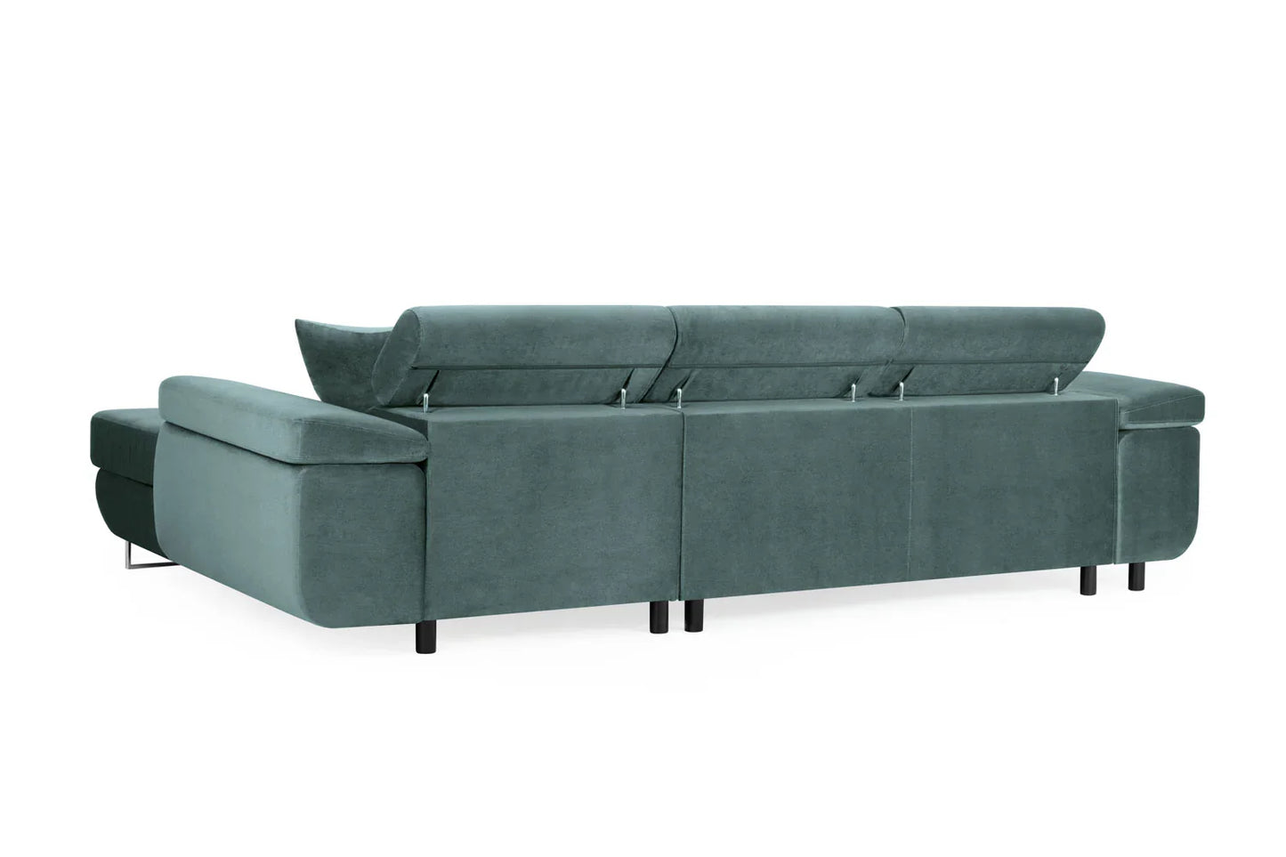 Torezio Sofa Bed Set Right Hand | Grey,Teal,Blue