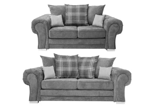 Verona Sofa Set 3+2 | Grey