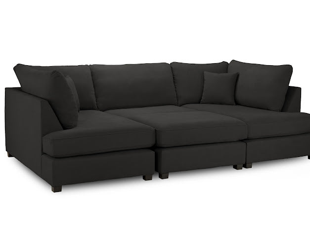 Carnaby Sofa U Shape Corner | Grey,Black,Beige