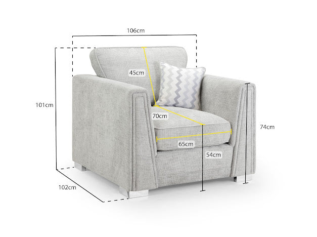 Cony Sofa Armchair | Grey