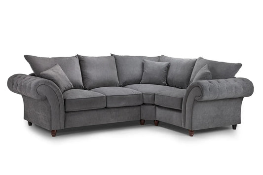 Windsor Sofa  Fullback Right Hand | Grey,Stone