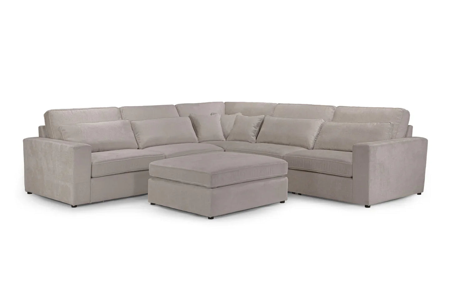 Kiana Modular Sofa Large Corner | Grey,Ivory,Mocha