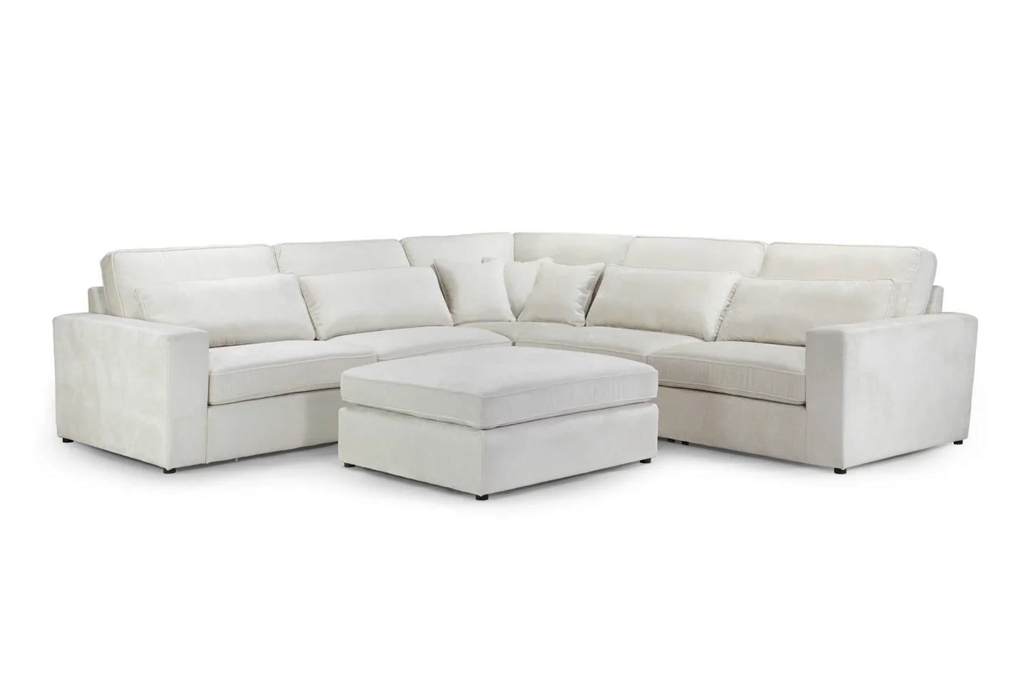 Kiana Modular Sofa Large Corner | Grey,Ivory,Mocha