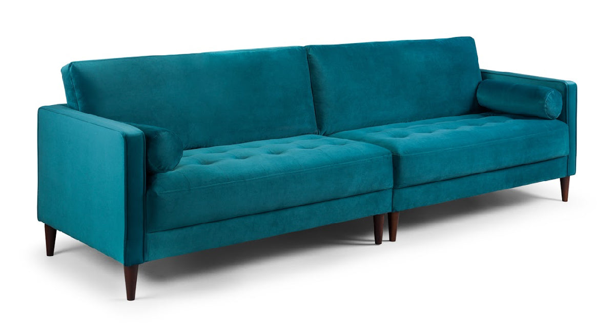 Harper Sofa Plush 4 Seater | Grey,Green,Teal,Blue,Beige