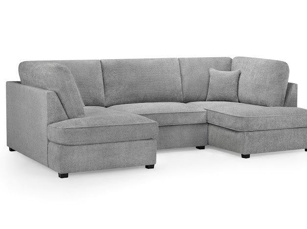 Carnaby Sofa Boucle U Shape Corner | Grey,Beige