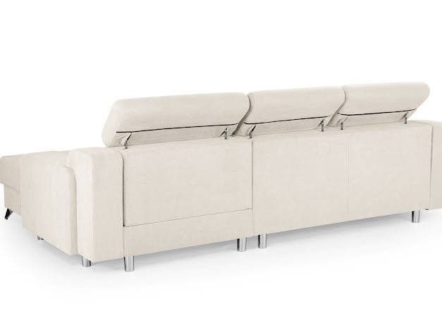 Dahlia Electric Sofa Bed Right Hand | Beige