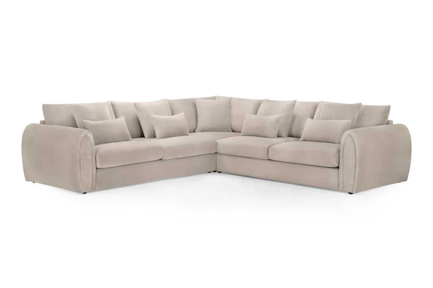 Mirabel Sofa Large Corner | Grey,Mocha