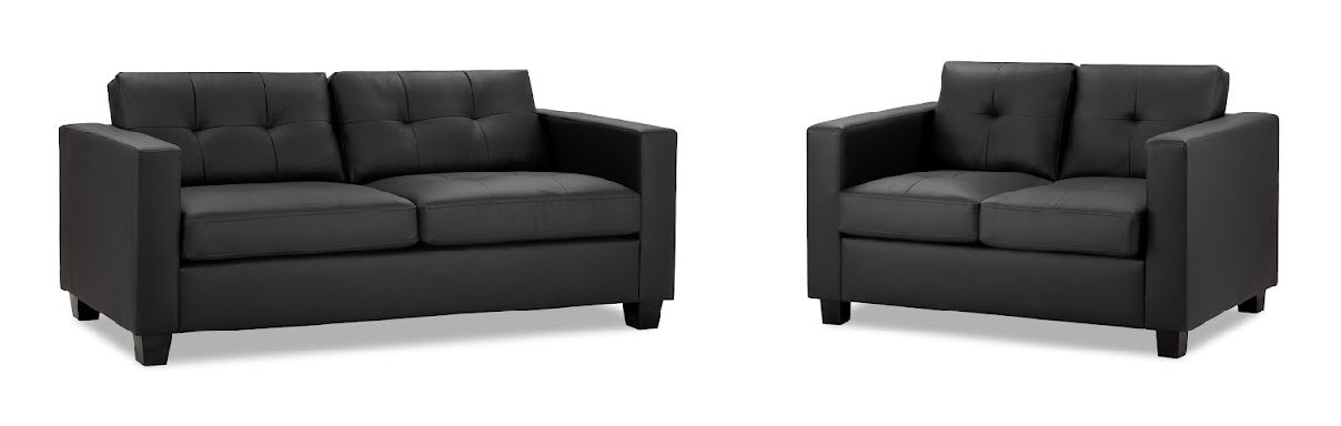 Jerry Sofa Set | Black