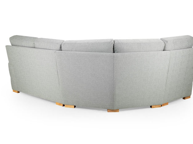 Bento Sofa Left Hand Facing Corner | Slate,Silver