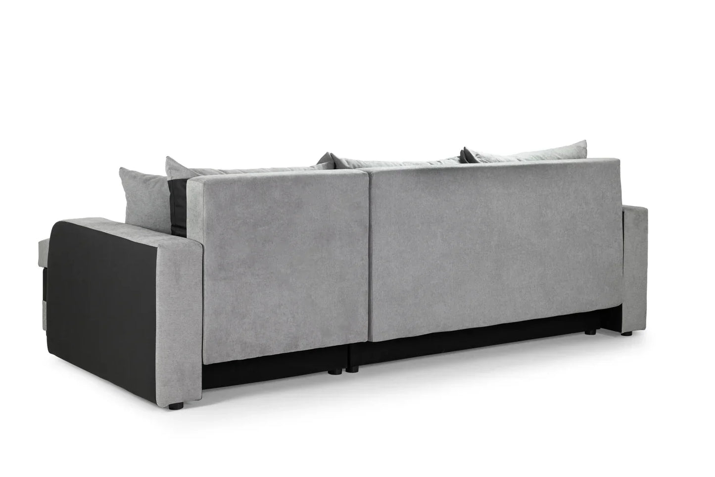 Kris Sofa Bed Universal Corner | Black/Grey