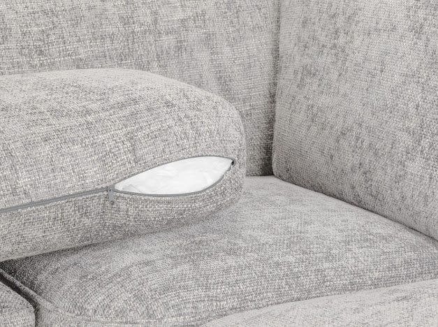 Esma Sofa U Shape Corner | Grey,Ivory