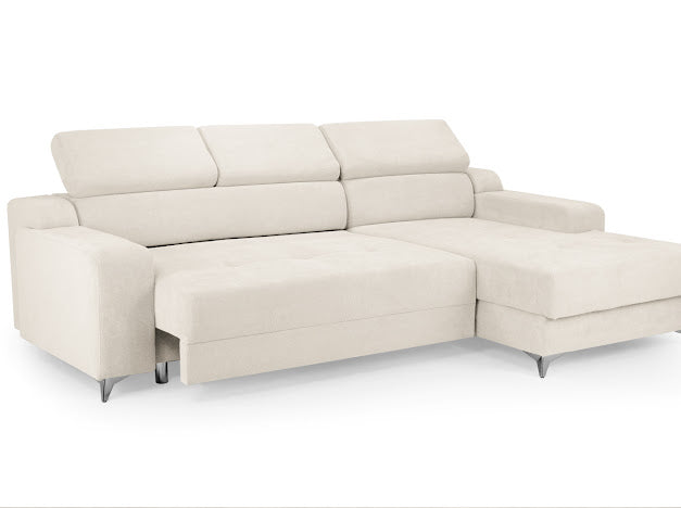 Dahlia Electric Sofa Bed Right Hand | Beige