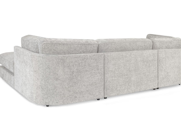 Esma Sofa U Shape Corner | Grey,Ivory