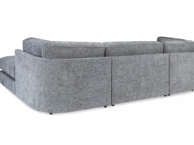 Esma Sofa U Shape Corner | Grey,Ivory