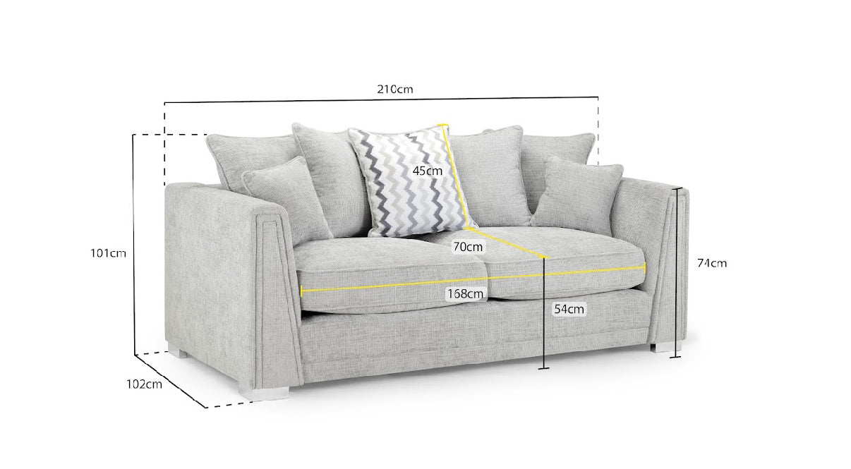 Cony Sofa Set | Grey