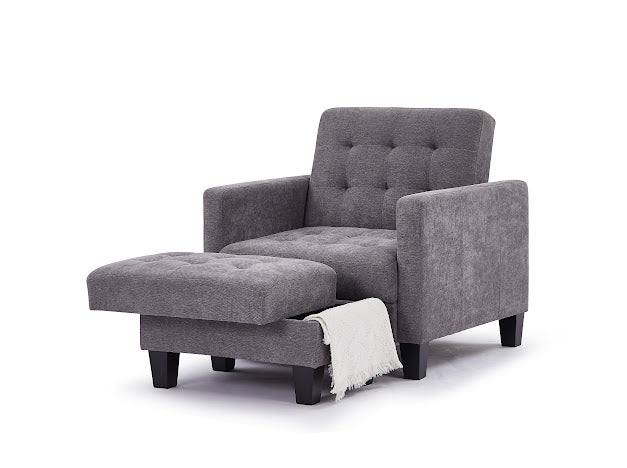 Halia Sofa Bed Armchair | Dark Grey