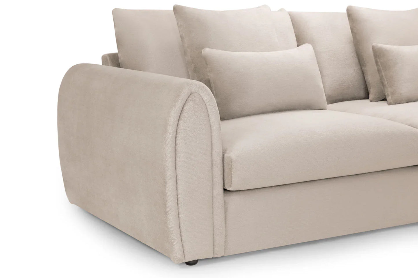 Mirabel Sofa Large Corner | Grey,Mocha