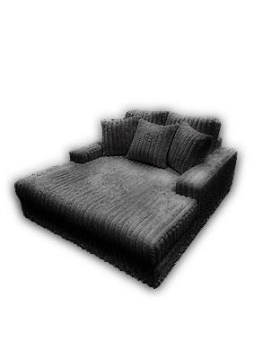 cinema sofa in cord fabric cream black