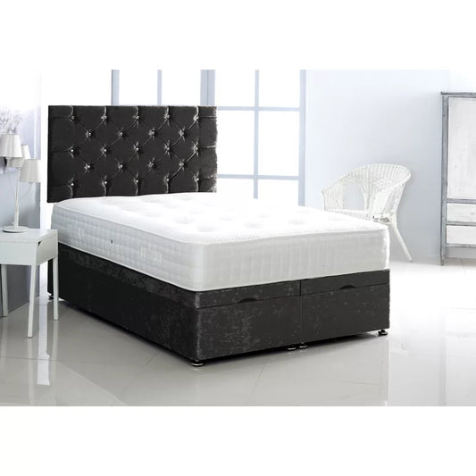 Upholstered Ottoman Bed gas end lift