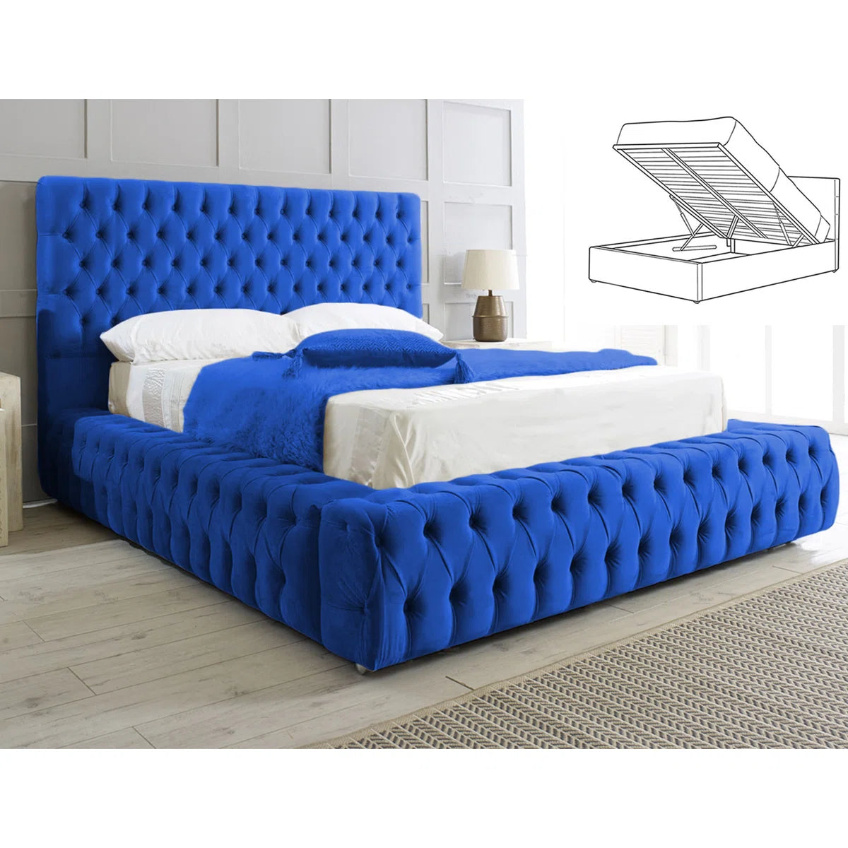 Chesterfield Gas Lift Storage Beds