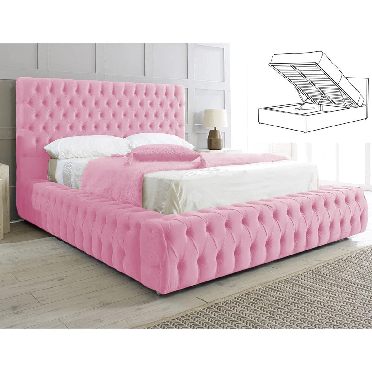 Chesterfield Gas Lift Storage Beds