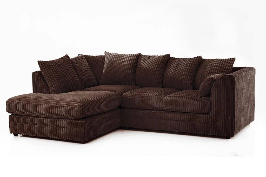 Chocolate Jumbo Cord Sofa