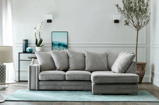 Cruze Corner Sofa-Grey/Charcoal